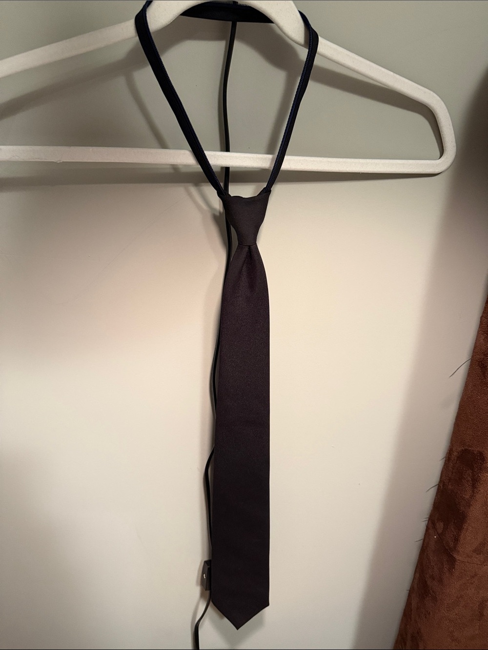 Classic Black Men's Slim Tie - Modern Formal Style